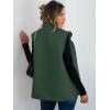 imageANRABESS Womens Fleece Vest Loose Warm Button Down Fall Fuzzy Sherpa Jackets Fuzzy Vest With Pockets Winter OuterwearDark Green