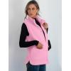 imageANRABESS Womens Fleece Vest Loose Warm Button Down Fall Fuzzy Sherpa Jackets Fuzzy Vest With Pockets Winter OuterwearPink