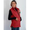 imageANRABESS Womens Fleece Vest Loose Warm Button Down Fall Fuzzy Sherpa Jackets Fuzzy Vest With Pockets Winter OuterwearRed