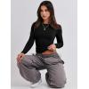 imageANRABESS Womens Long Sleeve Shirts Tight Fitted Going Out Crop Tops Crewneck Basic Tee Y2k Fall Outfits Teens Girls ClothesBlack