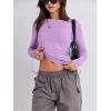 imageANRABESS Womens Long Sleeve Shirts Tight Fitted Going Out Crop Tops Crewneck Basic Tee Y2k Fall Outfits Teens Girls ClothesBright Purple