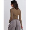 imageANRABESS Womens Long Sleeve Shirts Tight Fitted Going Out Crop Tops Crewneck Basic Tee Y2k Fall Outfits Teens Girls ClothesBrown