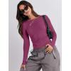imageANRABESS Womens Long Sleeve Shirts Tight Fitted Going Out Crop Tops Crewneck Basic Tee Y2k Fall Outfits Teens Girls ClothesDark Purple