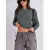 imageANRABESS Womens Long Sleeve Shirts Tight Fitted Going Out Crop Tops Crewneck Basic Tee Y2k Fall Outfits Teens Girls ClothesDeep Grey