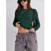 imageANRABESS Womens Long Sleeve Shirts Tight Fitted Going Out Crop Tops Crewneck Basic Tee Y2k Fall Outfits Teens Girls ClothesForest