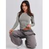 imageANRABESS Womens Long Sleeve Shirts Tight Fitted Going Out Crop Tops Crewneck Basic Tee Y2k Fall Outfits Teens Girls ClothesGrey
