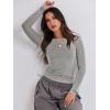 imageANRABESS Womens Long Sleeve Shirts Tight Fitted Going Out Crop Tops Crewneck Basic Tee Y2k Fall Outfits Teens Girls ClothesGrey