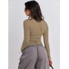 imageANRABESS Womens Long Sleeve Shirts Tight Fitted Going Out Crop Tops Crewneck Basic Tee Y2k Fall Outfits Teens Girls ClothesKhaki