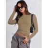 imageANRABESS Womens Long Sleeve Shirts Tight Fitted Going Out Crop Tops Crewneck Basic Tee Y2k Fall Outfits Teens Girls ClothesKhaki