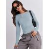 imageANRABESS Womens Long Sleeve Shirts Tight Fitted Going Out Crop Tops Crewneck Basic Tee Y2k Fall Outfits Teens Girls ClothesLight Blue