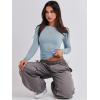 imageANRABESS Womens Long Sleeve Shirts Tight Fitted Going Out Crop Tops Crewneck Basic Tee Y2k Fall Outfits Teens Girls ClothesLight Blue