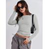 imageANRABESS Womens Long Sleeve Shirts Tight Fitted Going Out Crop Tops Crewneck Basic Tee Y2k Fall Outfits Teens Girls ClothesLight Grey