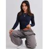 imageANRABESS Womens Long Sleeve Shirts Tight Fitted Going Out Crop Tops Crewneck Basic Tee Y2k Fall Outfits Teens Girls ClothesNavy Blue