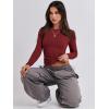 imageANRABESS Womens Long Sleeve Shirts Tight Fitted Going Out Crop Tops Crewneck Basic Tee Y2k Fall Outfits Teens Girls ClothesRed