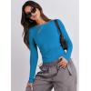 imageANRABESS Womens Long Sleeve Shirts Tight Fitted Going Out Crop Tops Crewneck Basic Tee Y2k Fall Outfits Teens Girls ClothesRoyal Blue