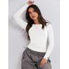 imageANRABESS Womens Long Sleeve Shirts Tight Fitted Going Out Crop Tops Crewneck Basic Tee Y2k Fall Outfits Teens Girls ClothesWhite