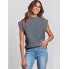 imageANRABESS Womens Mock Neck Sleeveless Sweater Vest Casual Cap Sleeve Knit Pullover Tank Tops 2025 Fall ClothesDeep Grey