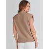 imageANRABESS Womens Mock Neck Sleeveless Sweater Vest Casual Cap Sleeve Knit Pullover Tank Tops 2025 Fall ClothesKhaki
