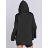 imageANRABESS Womens Oversized Hoodie Quarter Zip Sweatshirts 2025 Fall Winter Tunic Pullover Top Trendy Teen Girls Preppy ClothesBlack