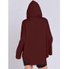 imageANRABESS Womens Oversized Hoodie Quarter Zip Sweatshirts 2025 Fall Winter Tunic Pullover Top Trendy Teen Girls Preppy ClothesBurgundy