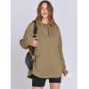 imageANRABESS Womens Oversized Hoodie Quarter Zip Sweatshirts 2025 Fall Winter Tunic Pullover Top Trendy Teen Girls Preppy ClothesDark Khaki