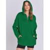 imageANRABESS Womens Oversized Hoodie Quarter Zip Sweatshirts 2025 Fall Winter Tunic Pullover Top Trendy Teen Girls Preppy ClothesGreen