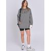 imageANRABESS Womens Oversized Hoodie Quarter Zip Sweatshirts 2025 Fall Winter Tunic Pullover Top Trendy Teen Girls Preppy ClothesGrey