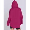 imageANRABESS Womens Oversized Hoodie Quarter Zip Sweatshirts 2025 Fall Winter Tunic Pullover Top Trendy Teen Girls Preppy ClothesHot Pink