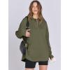 imageANRABESS Womens Oversized Hoodie Quarter Zip Sweatshirts 2025 Fall Winter Tunic Pullover Top Trendy Teen Girls Preppy ClothesOlive Green