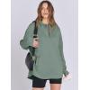 imageANRABESS Womens Oversized Hoodie Quarter Zip Sweatshirts 2025 Fall Winter Tunic Pullover Top Trendy Teen Girls Preppy ClothesPea Green