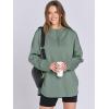 imageANRABESS Womens Oversized Hoodie Quarter Zip Sweatshirts 2025 Fall Winter Tunic Pullover Top Trendy Teen Girls Preppy ClothesPea Green