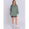 imageANRABESS Womens Oversized Hoodie Quarter Zip Sweatshirts 2025 Fall Winter Tunic Pullover Top Trendy Teen Girls Preppy ClothesPea Green