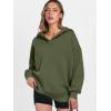 imageANRABESS Womens Oversized Hoodies V Neck Sweatshirts Fleece Long Sleeve Pullover Y2K Clothes 2025 Fall Trendy OutfitsArmy Green