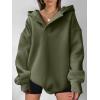 imageANRABESS Womens Oversized Hoodies V Neck Sweatshirts Fleece Long Sleeve Pullover Y2K Clothes 2025 Fall Trendy OutfitsArmy Green