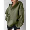 imageANRABESS Womens Oversized Hoodies V Neck Sweatshirts Fleece Long Sleeve Pullover Y2K Clothes 2025 Fall Trendy OutfitsArmy Green