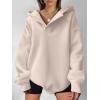 imageANRABESS Womens Oversized Hoodies V Neck Sweatshirts Fleece Long Sleeve Pullover Y2K Clothes 2025 Fall Trendy OutfitsBeige