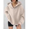 imageANRABESS Womens Oversized Hoodies V Neck Sweatshirts Fleece Long Sleeve Pullover Y2K Clothes 2025 Fall Trendy OutfitsBeige