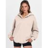 imageANRABESS Womens Oversized Hoodies V Neck Sweatshirts Fleece Long Sleeve Pullover Y2K Clothes 2025 Fall Trendy OutfitsBeige