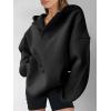 imageANRABESS Womens Oversized Hoodies V Neck Sweatshirts Fleece Long Sleeve Pullover Y2K Clothes 2025 Fall Trendy OutfitsBlack