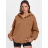 imageANRABESS Womens Oversized Hoodies V Neck Sweatshirts Fleece Long Sleeve Pullover Y2K Clothes 2025 Fall Trendy OutfitsCaramel