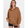 imageANRABESS Womens Oversized Hoodies V Neck Sweatshirts Fleece Long Sleeve Pullover Y2K Clothes 2025 Fall Trendy OutfitsCaramel