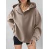 imageANRABESS Womens Oversized Hoodies V Neck Sweatshirts Fleece Long Sleeve Pullover Y2K Clothes 2025 Fall Trendy OutfitsCoffee Grey