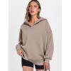 imageANRABESS Womens Oversized Hoodies V Neck Sweatshirts Fleece Long Sleeve Pullover Y2K Clothes 2025 Fall Trendy OutfitsCoffee Grey