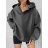 imageANRABESS Womens Oversized Hoodies V Neck Sweatshirts Fleece Long Sleeve Pullover Y2K Clothes 2025 Fall Trendy OutfitsDeep Grey