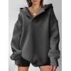 imageANRABESS Womens Oversized Hoodies V Neck Sweatshirts Fleece Long Sleeve Pullover Y2K Clothes 2025 Fall Trendy OutfitsDeep Grey