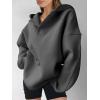 imageANRABESS Womens Oversized Hoodies V Neck Sweatshirts Fleece Long Sleeve Pullover Y2K Clothes 2025 Fall Trendy OutfitsDeep Grey