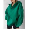 imageANRABESS Womens Oversized Hoodies V Neck Sweatshirts Fleece Long Sleeve Pullover Y2K Clothes 2025 Fall Trendy OutfitsGreen