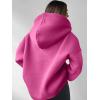 imageANRABESS Womens Oversized Hoodies V Neck Sweatshirts Fleece Long Sleeve Pullover Y2K Clothes 2025 Fall Trendy OutfitsHot Pink