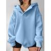 imageANRABESS Womens Oversized Hoodies V Neck Sweatshirts Fleece Long Sleeve Pullover Y2K Clothes 2025 Fall Trendy OutfitsLight Blue