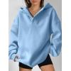 imageANRABESS Womens Oversized Hoodies V Neck Sweatshirts Fleece Long Sleeve Pullover Y2K Clothes 2025 Fall Trendy OutfitsLight Blue